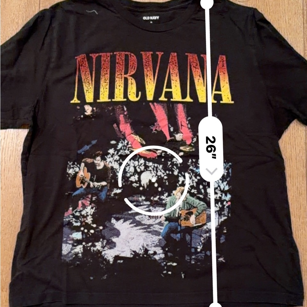 NIRVANA Black Tee vintage band t-shirt Cobain - Picture 3 of 4